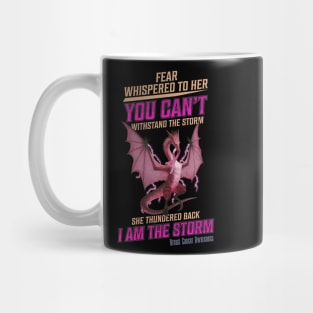 Breast Cancer Awareness Dragon Mug